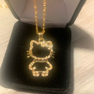 Hello Kitty Gold Necklace